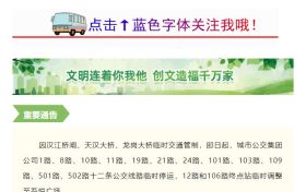 汉江桥闸、天汉大桥、龙岗大桥交通管制,城市公交集团12条线路临时停运缩略图 汉江桥闸、天汉大桥、龙岗大桥交通管制,城市公交集团12条线路临时停运缩略图