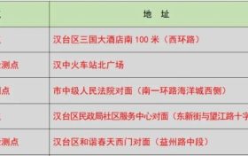 温馨提示 || 汉台区中心城区5个24小时核酸采样点,莫走错!缩略图 温馨提示 || 汉台区中心城区5个24小时核酸采样点,莫走错!缩略图