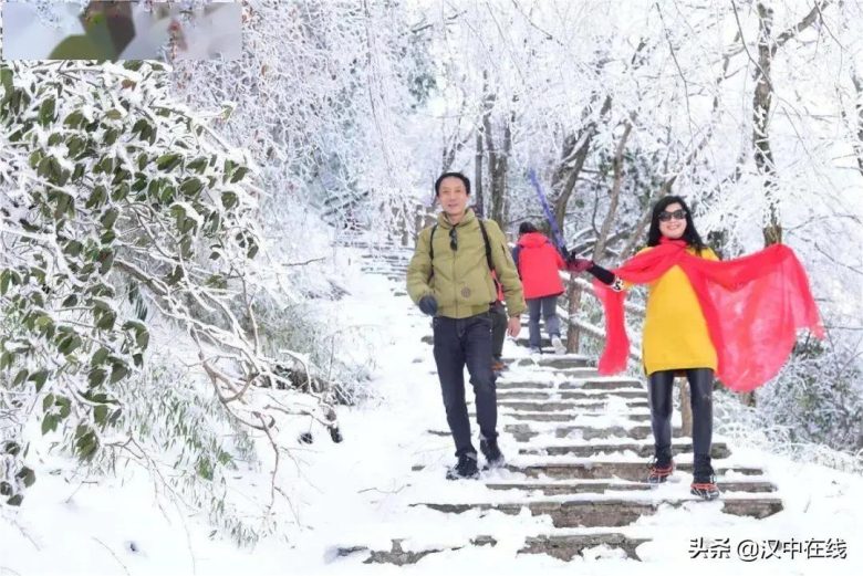 汉江源的冬天很美，雪景、冰瀑、雾凇……插图9