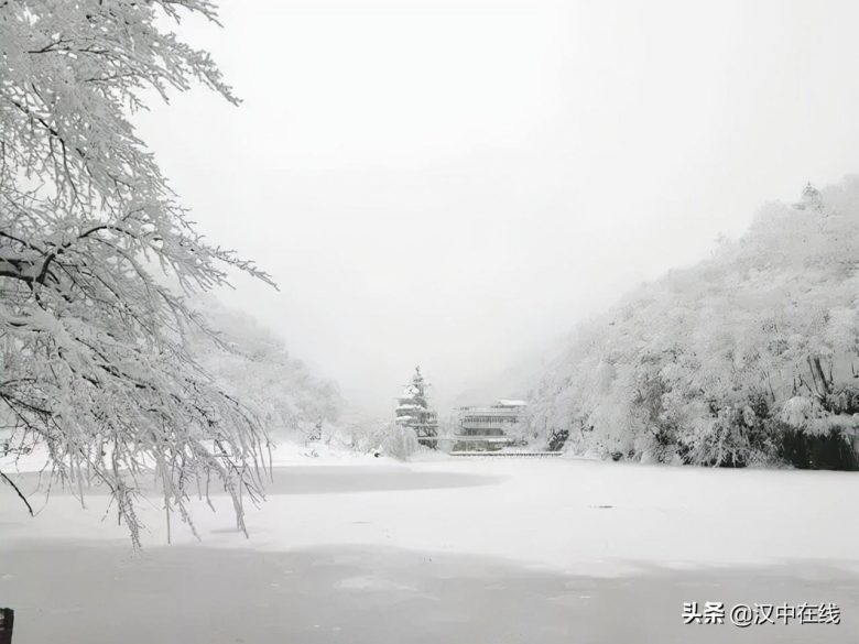 汉江源的冬天很美，雪景、冰瀑、雾凇……插图10