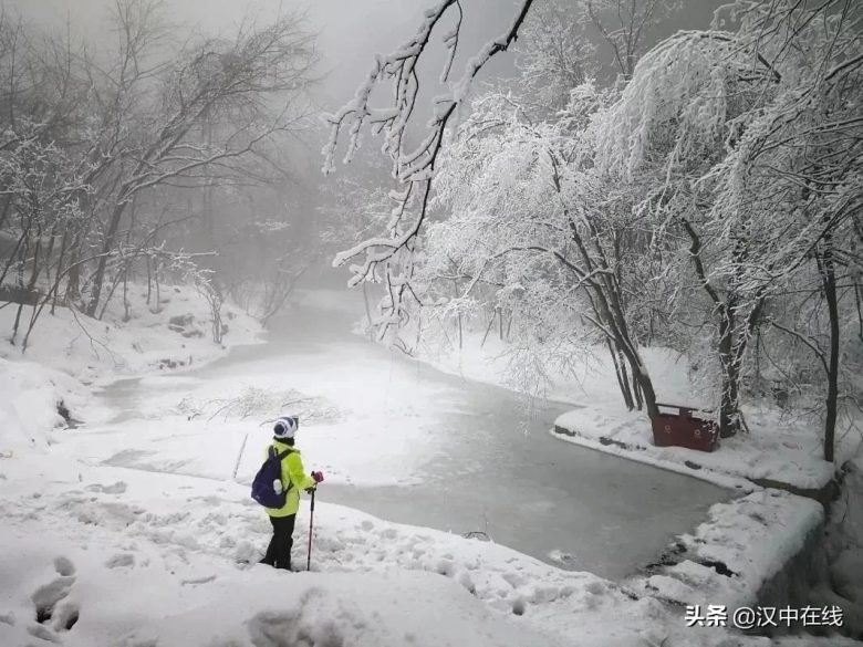 汉江源的冬天很美，雪景、冰瀑、雾凇……插图18