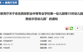 汉中新增5所省级示范幼儿园!名单→缩略图 汉中新增5所省级示范幼儿园!名单→缩略图