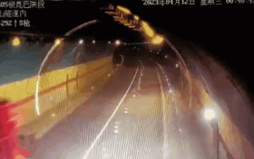 惊呆!高速路上牛“跳车” 路警联手找失主缩略图 惊呆!高速路上牛“跳车” 路警联手找失主缩略图