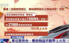 提醒!这些物品不能带上火车→缩略图 提醒!这些物品不能带上火车→缩略图