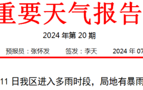 进入多雨时段,局地暴雨或大暴雨!汉台发布重要天气报告→缩略图 进入多雨时段,局地暴雨或大暴雨!汉台发布重要天气报告→缩略图