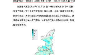 霜冻预警！平均气温下降4-6℃！陕西发布未来多日天气预报→缩略图