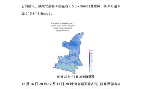 最低-17℃!吹风降温,陕西未来一周天气有变→缩略图 最低-17℃!吹风降温,陕西未来一周天气有变→缩略图