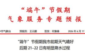 @汉中人 端午节期间天气、交通、安全温馨提示缩略图